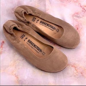 Birkenstock tan ballet flats size 9